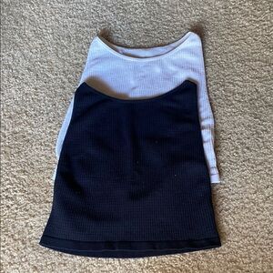 Set of 2 Intimately Free People - black and white size XS/S